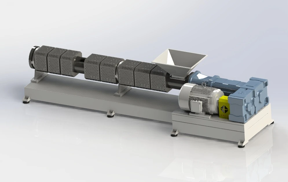 अफ़्रीका के ग्राहकों के लिए डबल स्क्रू प्लास्टिक रीसाइक्लिंग एक्सट्रूडर ऑर्डर