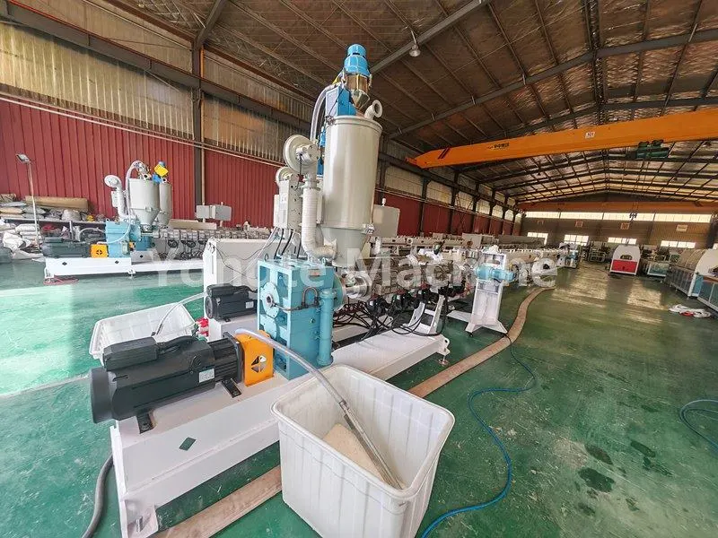 अल्जीरियाई ग्राहकों के लिए योंगटे 16-63 मिमी पीपीआर तीन-परत पाइप एक्सट्रूज़न लाइन ने सफलतापूर्वक कमीशनिंग और स्वीकृति पूरी कर ली है