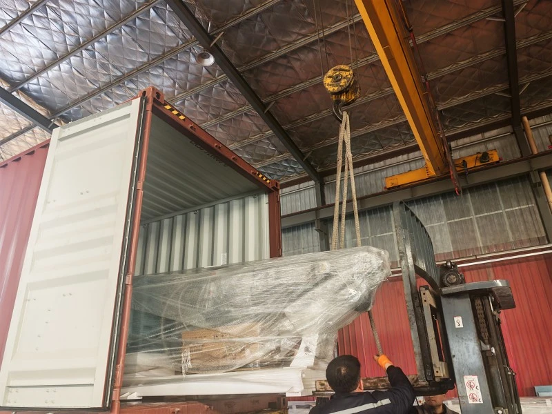 अल्जीरिया के लिए पीपीआर पाइप उत्पादन लाइन जहाज