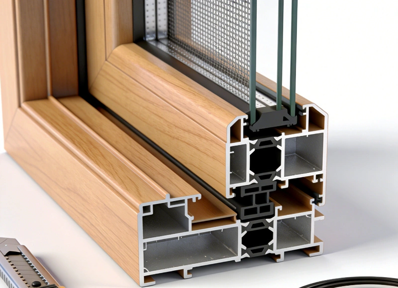 एबीएस विंडो और डोर प्रोफाइल एक्सट्रूज़न मशीन