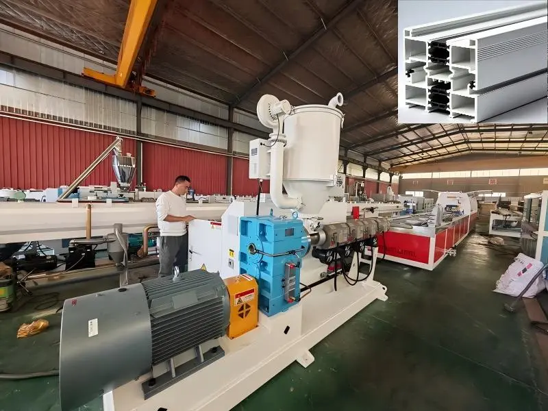 एबीएस विंडो डोर प्रोफाइल मशीन