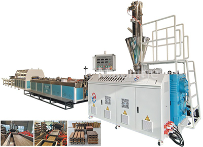 wpc decking production line