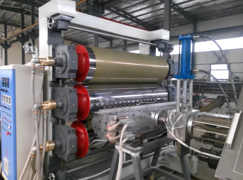 three roller calendaring of ABS Sheet Extrusion Line